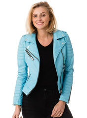 Women’s Genuine Leather Jacket WJ 04